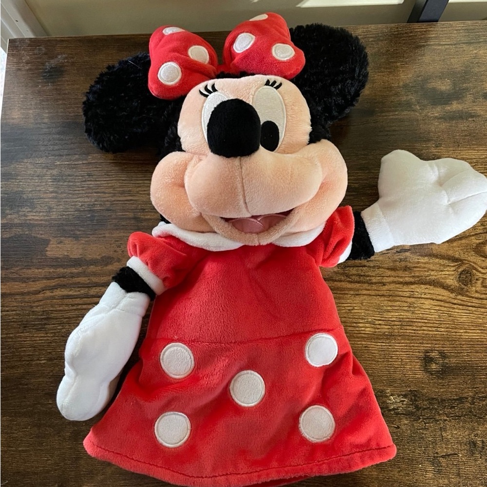 Disney Parks Minnie Mouse Plush Puppet Golf Club Head Cover NWT